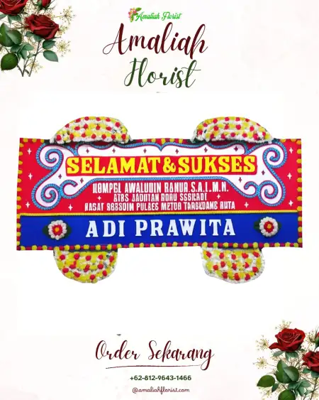 Papan Bunga Ucapan Selamat Pasucen